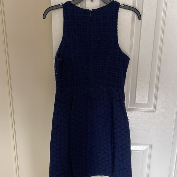Eyelet Shift Dress - Picture 4 of 4